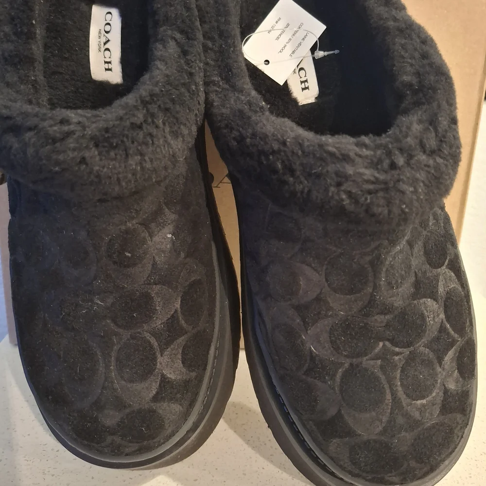 Coach Black Cecilia Slip-On Flats - Picture 7 of 7